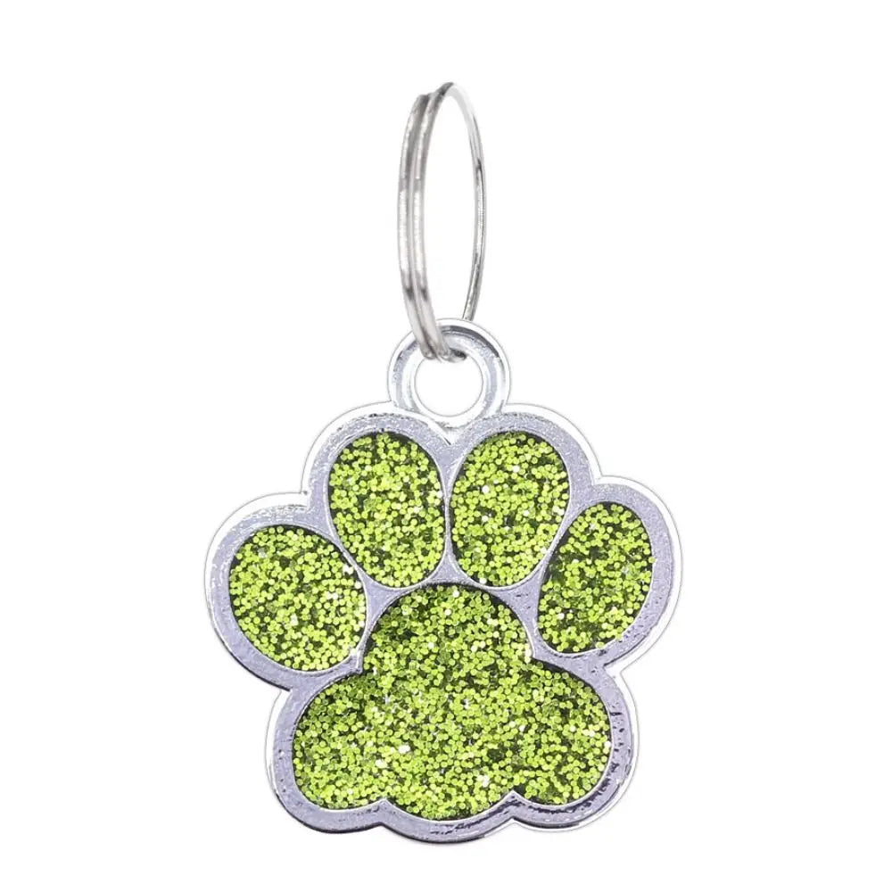 Cat & Dog Paw Print Tags, Personalized