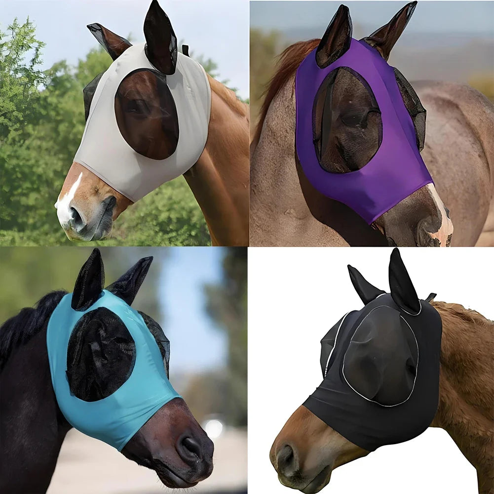 Mesh Fly Mask Hood Breathable Anti Mosquito - ProPawPet.com