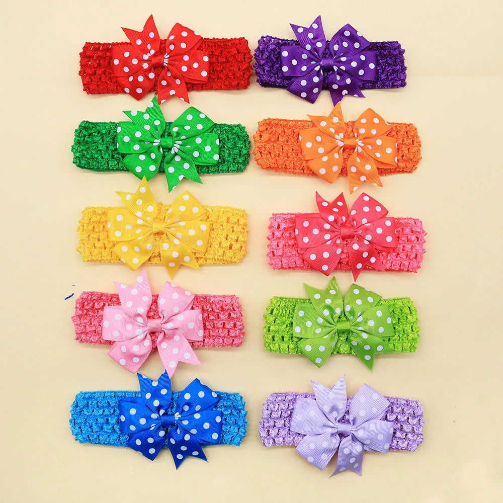 50PCS Bulk Pet Dog Bowties Dot Solid Flower - ProPawPet.com