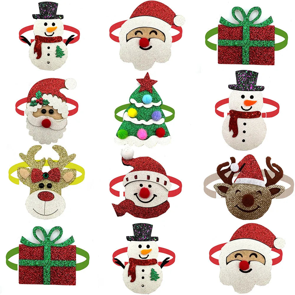 50/100pcs Christmas Small Dog Cat Bowtie - ProPawPet.com