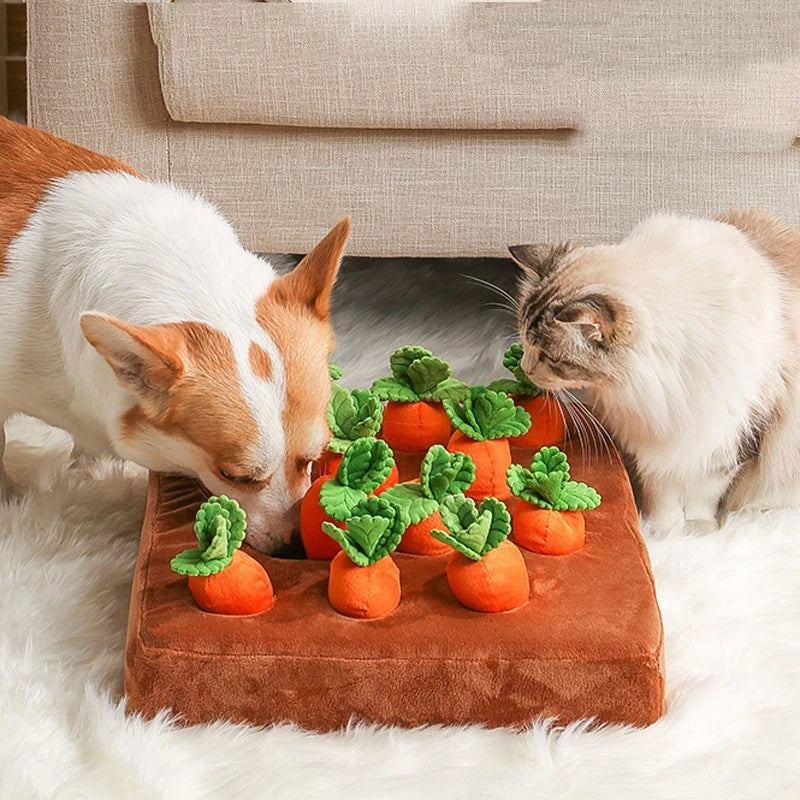 Dog Carrot Plush Toy Interactive Dog Toys - ProPawPet.com