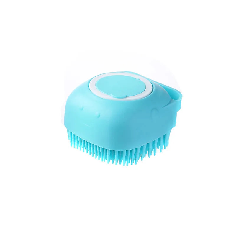 Soft Silicone Dog Bathing Grooming Brush Pet Massage Shampoo – Dog Supplies