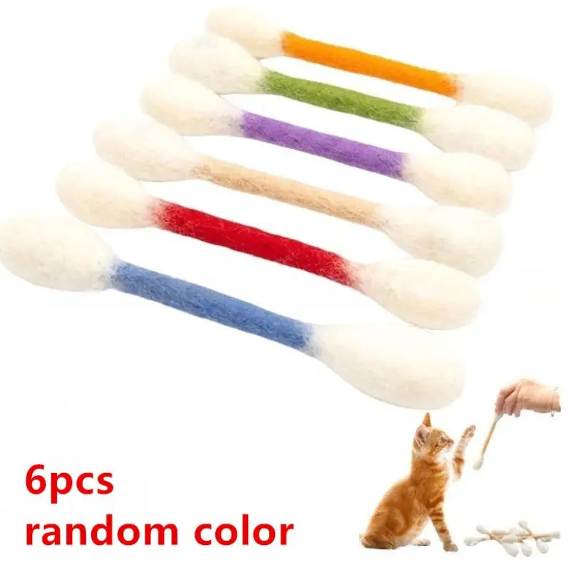 Creative Large Cotton Swab Shaped Catnip Toy - ProPawPet.com