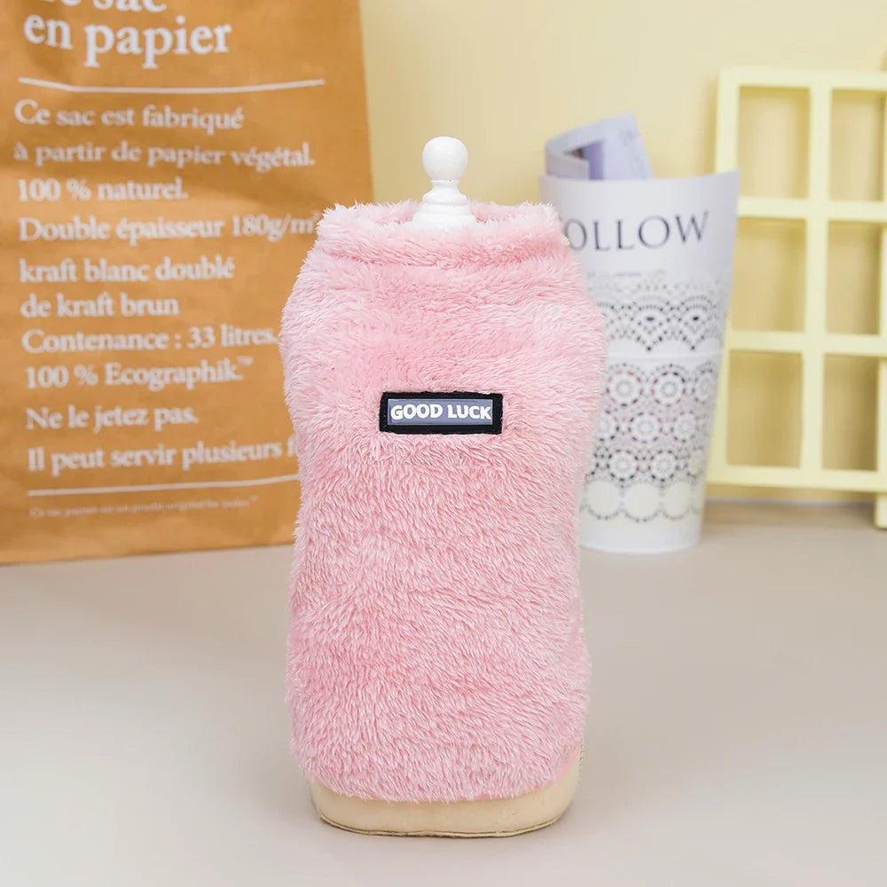 Warm Small Dog Clothes Soft Fleece Cat Dogs - ProPawPet.com