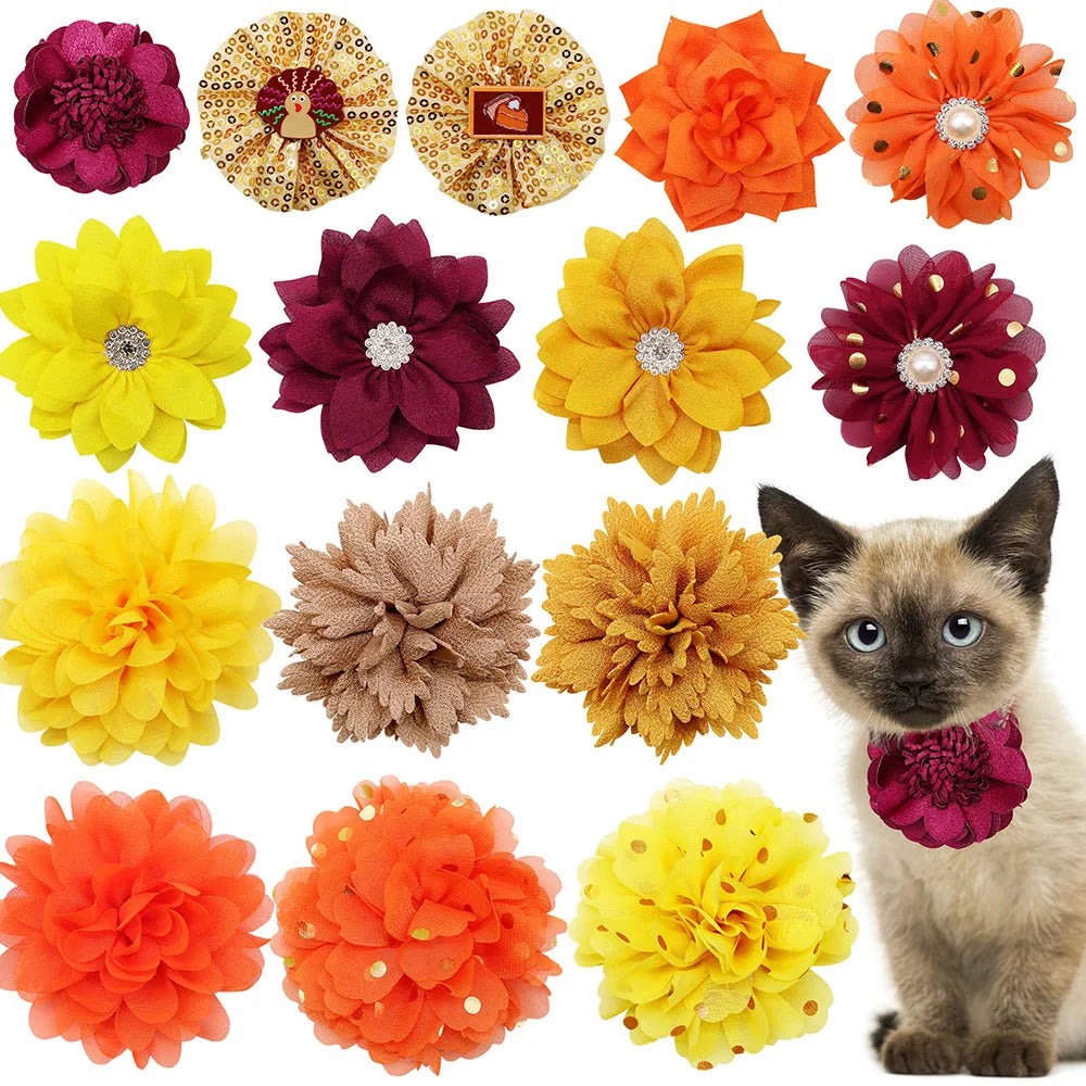 50pcs Thanksgiving Dog Accessories Fall - ProPawPet.com