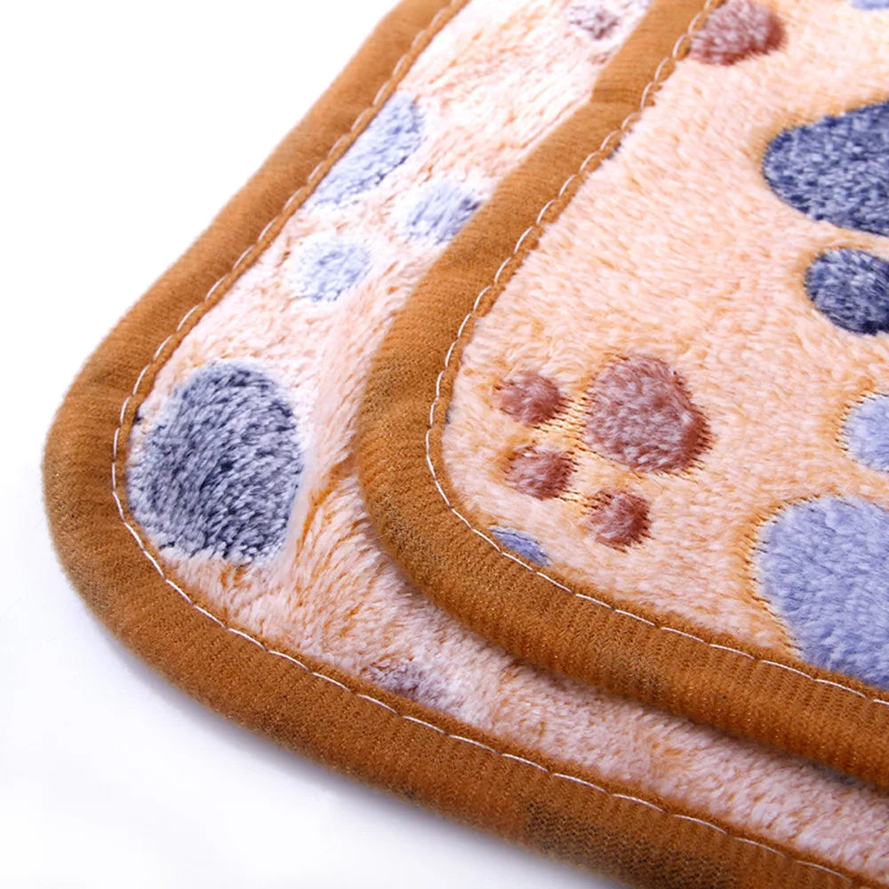 Pet Bed Mat Cute Warm Cover Towel Cat and - ProPawPet.com