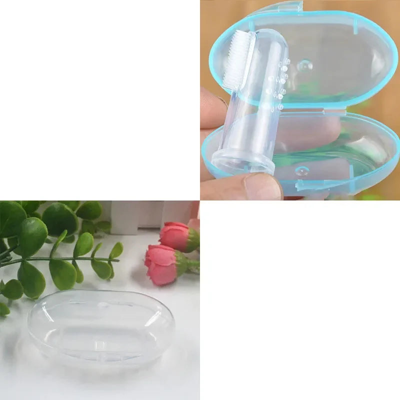 1- Super Soft Pet Finger Toothbrush Teddy Dog Brush – Nail, Paw & Dental Care