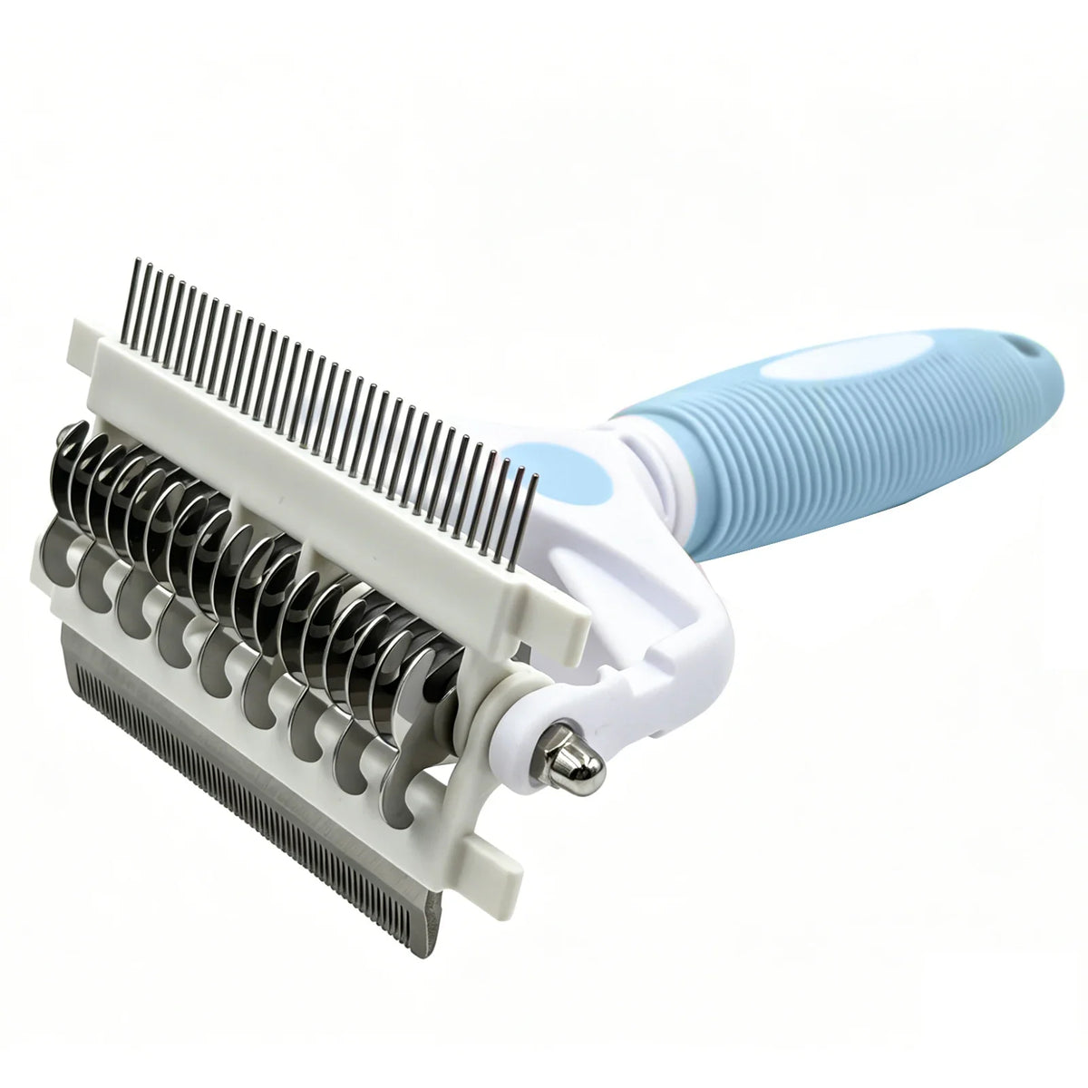 3 in 1 Pet Grooming Hair Brush Dog Deshedding Remover Double – 5 Colors