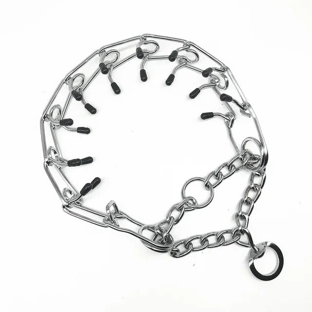 Effective Pinch Dog Training Collar with Comfort Rubber Tips – 4 Sizes