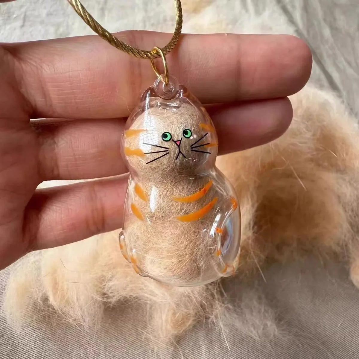 Cat Hair Keepsake Keychain Pendant Creative - ProPawPet.com