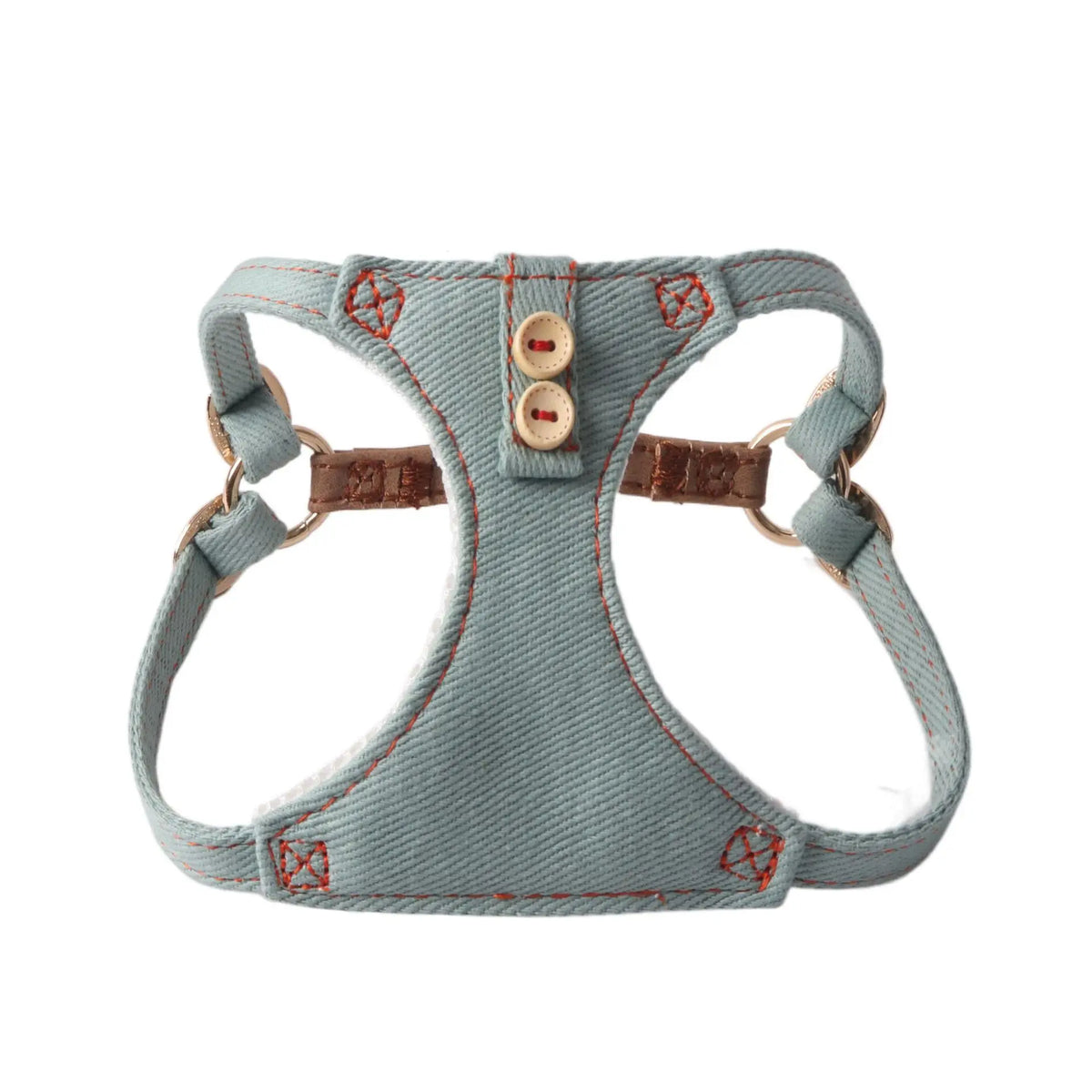 Cotton Denim Dog Harness & Pet Leash Set - - ProPawPet.com