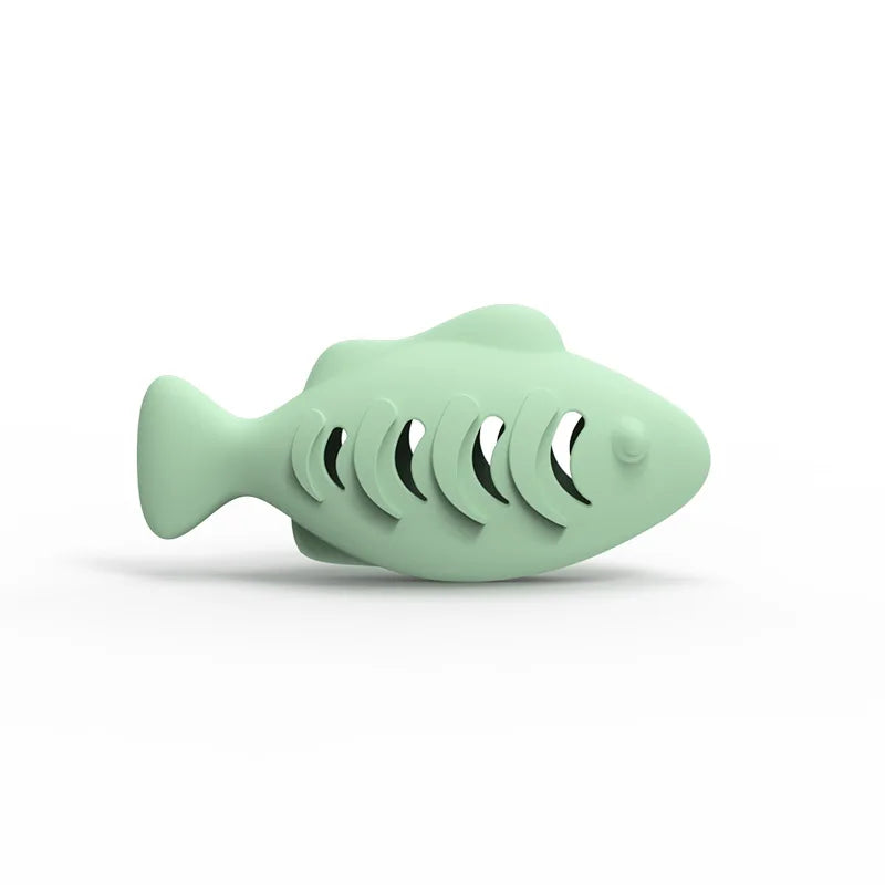 Soft Safe Silicone Fish Cat Toy Catnip Durable Molar Relaxing – 6 Colors