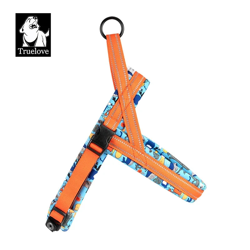 Truelove Floral Printing Mesh Padded Harness - ProPawPet.com