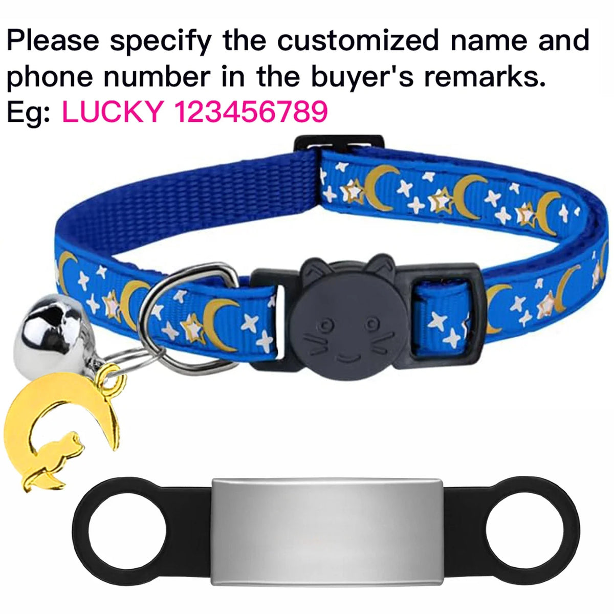 Custom Glow Cat Collar Free Engraved Anti Lost Pet ID – 16 Colors