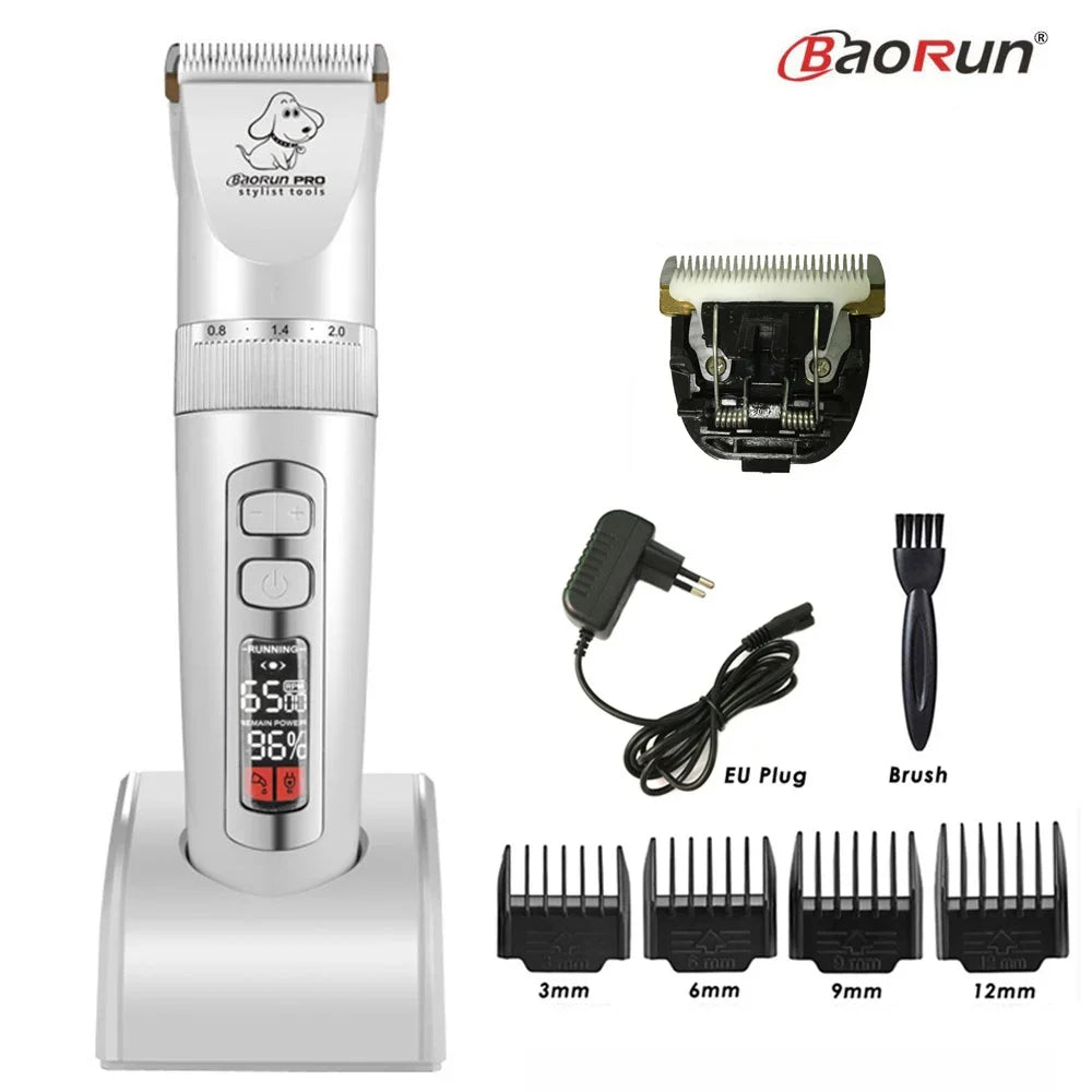BaoRun P9 Dog HairClipper Professional LCD - ProPawPet.com