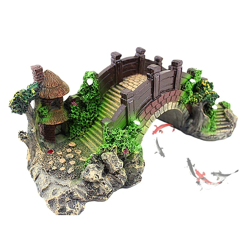 1PC Fish Tank Artificial Bridge Resin - ProPawPet.com