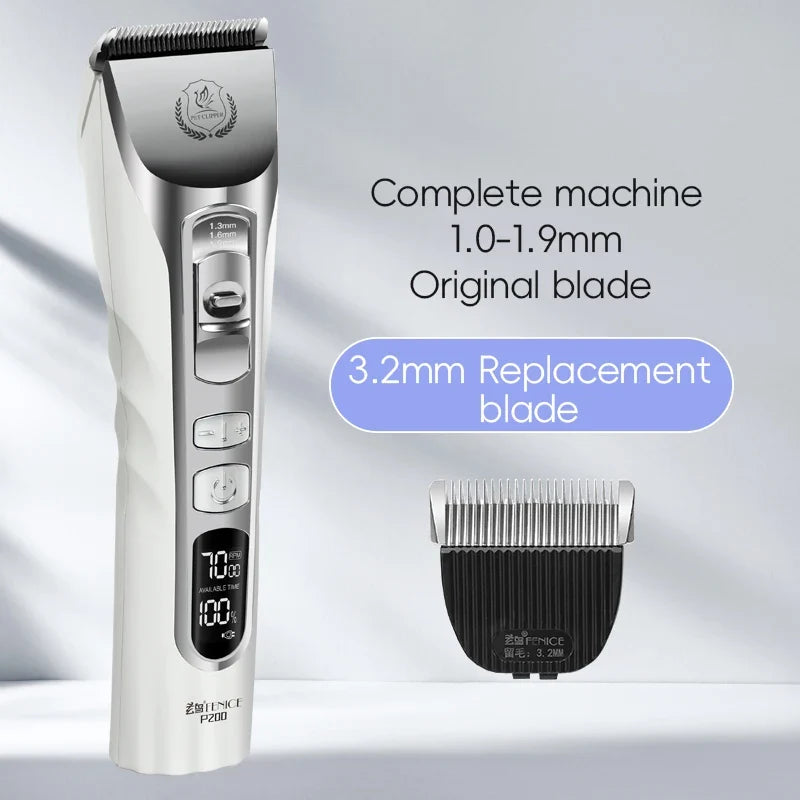 Fenice Upgrade 5000mA Capacity Cordless Lcd Screen Pets Dog – Dog Supplies
