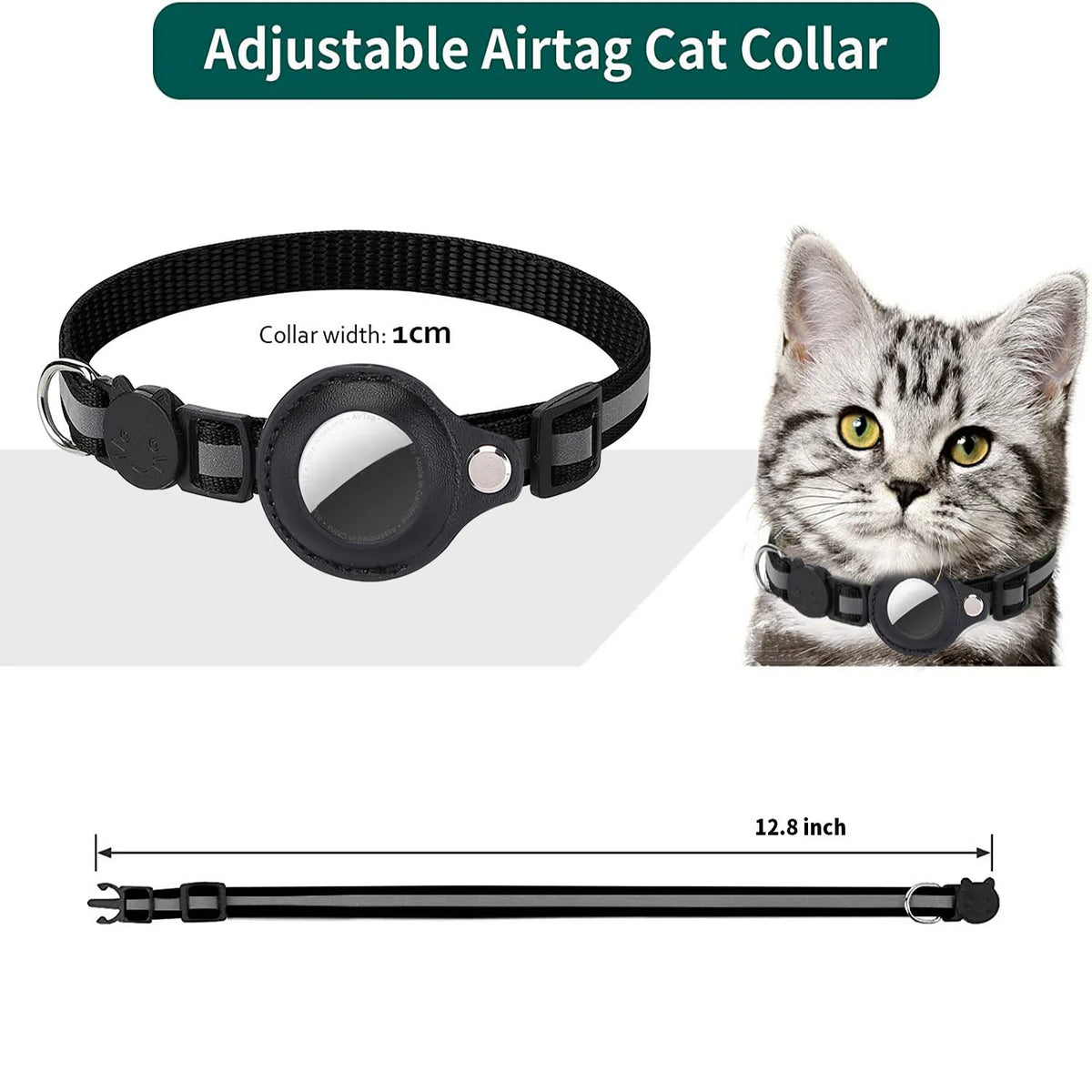 Cat AirTag Holder Collar Breakaway - ProPawPet.com