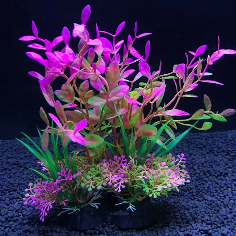 12 Kinds Artificial Aquarium Decor Plants - ProPawPet.com