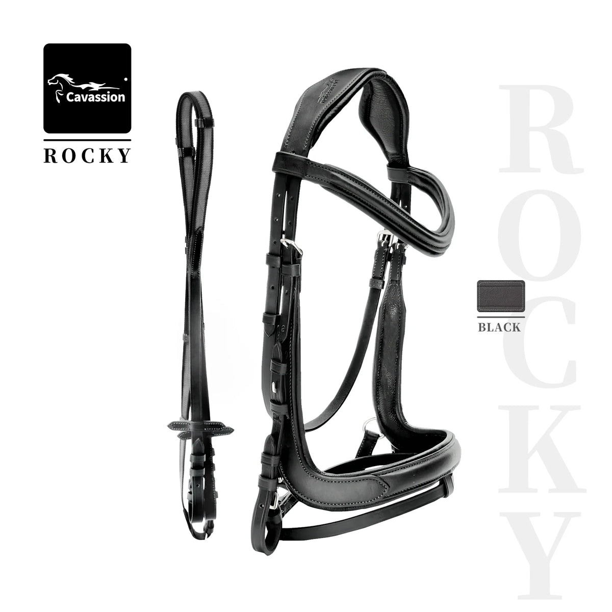 Cavassion equestrian non-slip bridle light - ProPawPet.com
