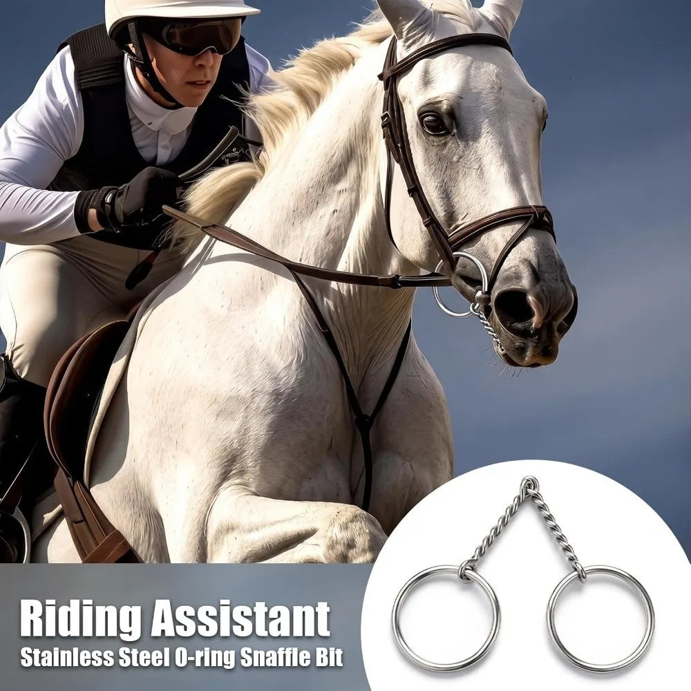 Stainless Steel Professional Snaffle Bit - ProPawPet.com