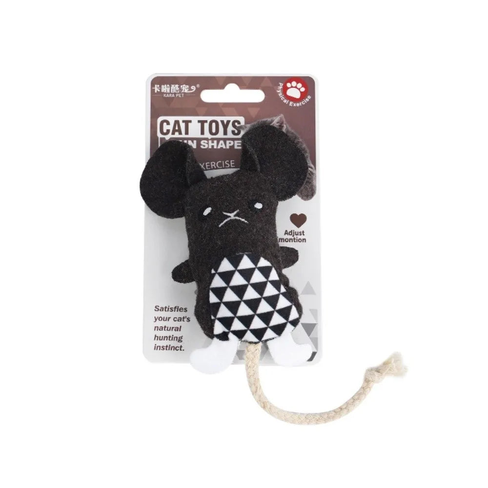 Durable Soft Interactive Catnip Chew Proof Multi Color Animal – Cat Supplies