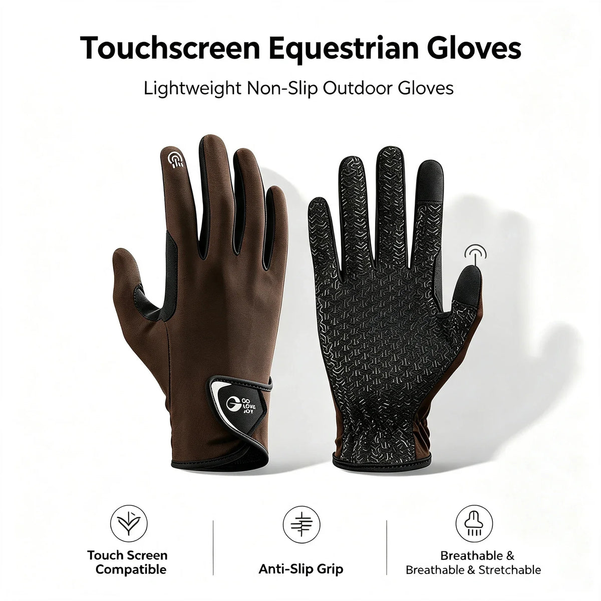 Horse Riding Gloves Non Slip Breathable - ProPawPet.com