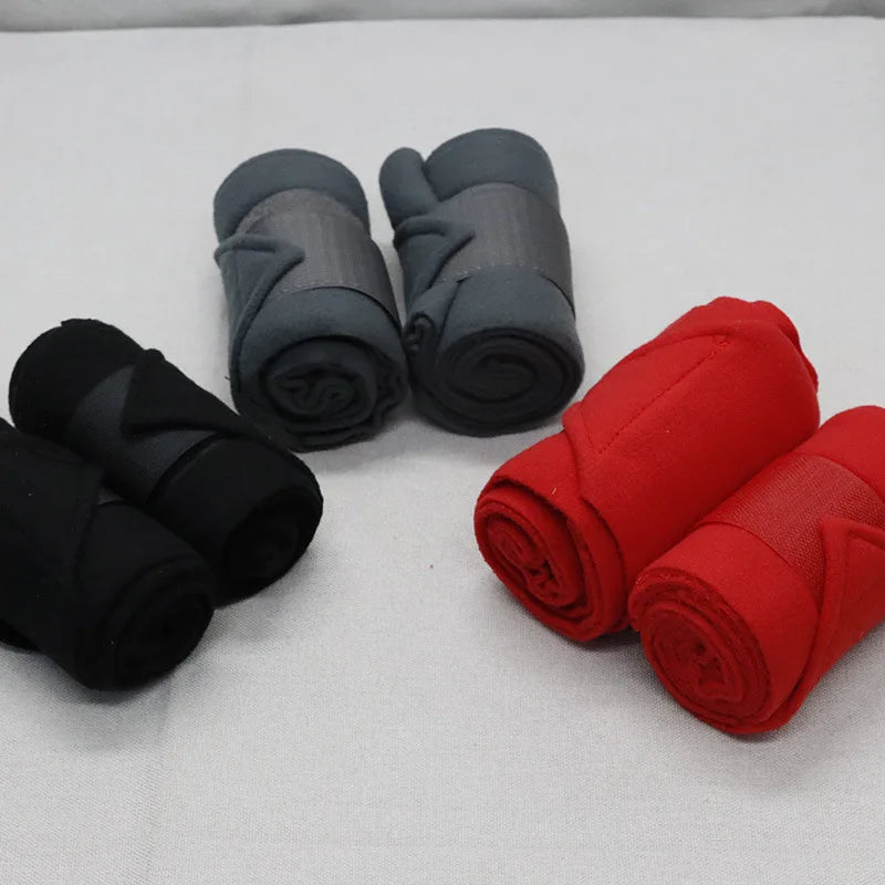 4pcs Polar Fleece Horse Leggings - ProPawPet.com