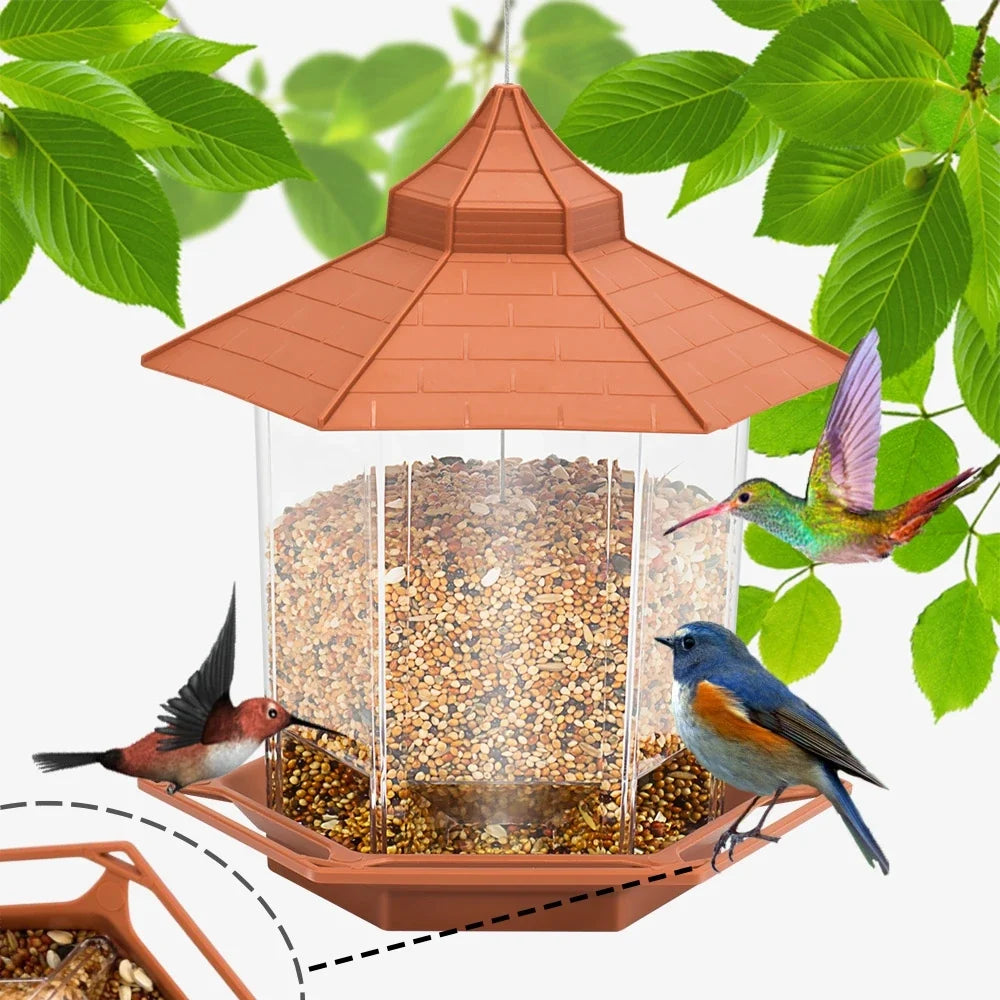 Automatic Bird Feeder Hanging Food Feeding - ProPawPet.com