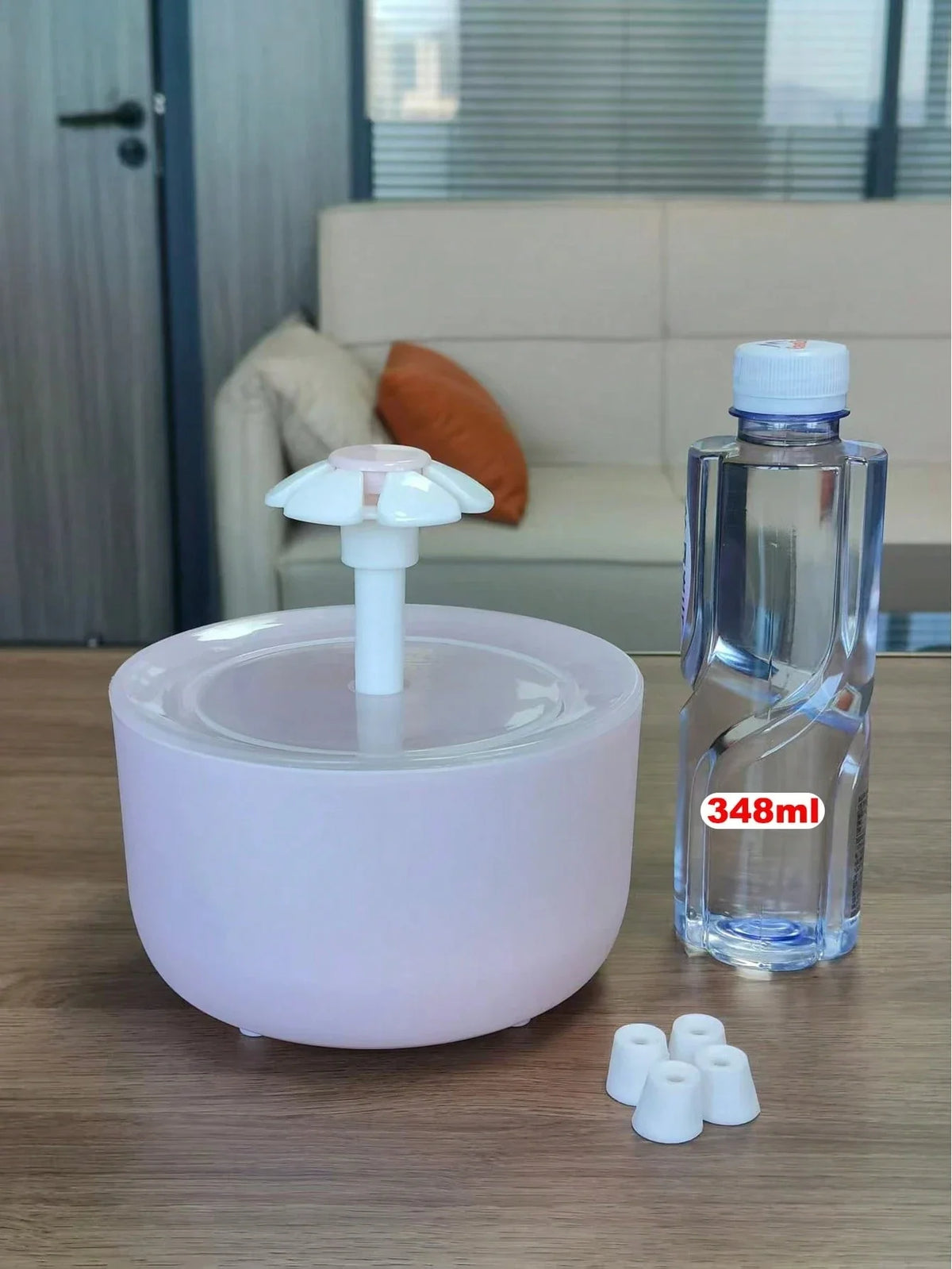 1500ml 50.72oz Floral Design Automatic Cat Water Fountain – 5 Colors