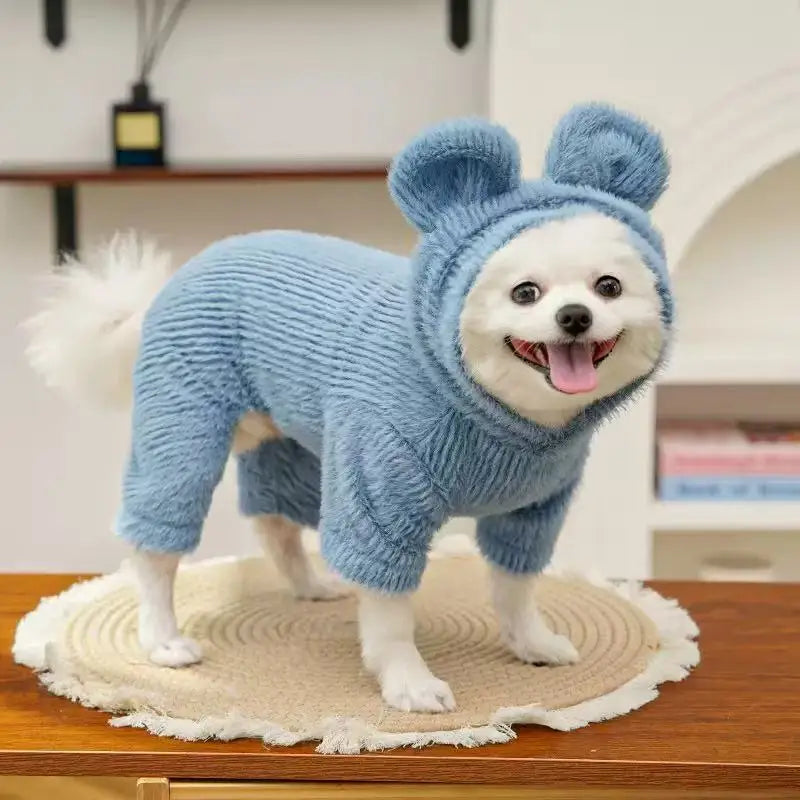 Fashion Cat Dog Hoodie with Buckle Winter - ProPawPet.com