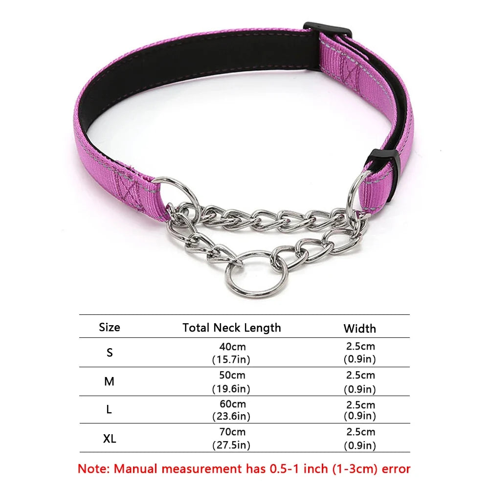 Stainless Steel Chain Martingale Collar - - ProPawPet.com
