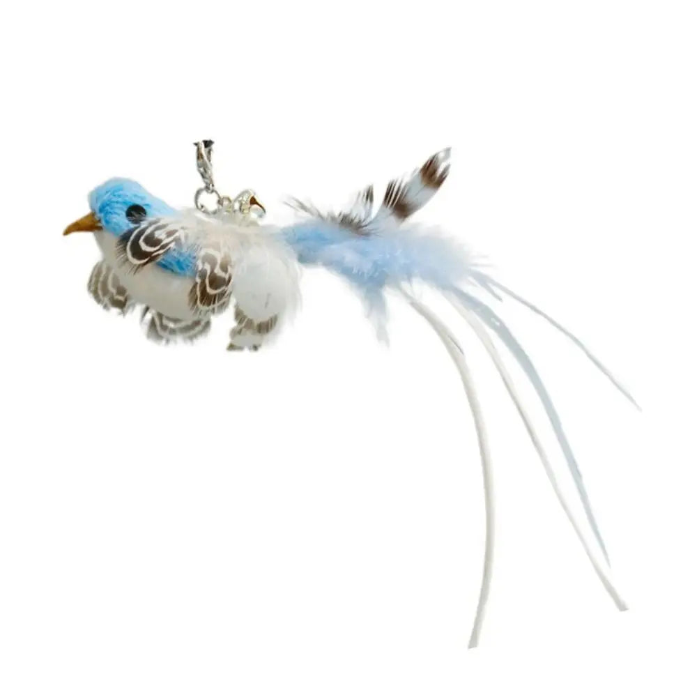 Interactive Plush Simulated Bird Cat Stick Head Teaser