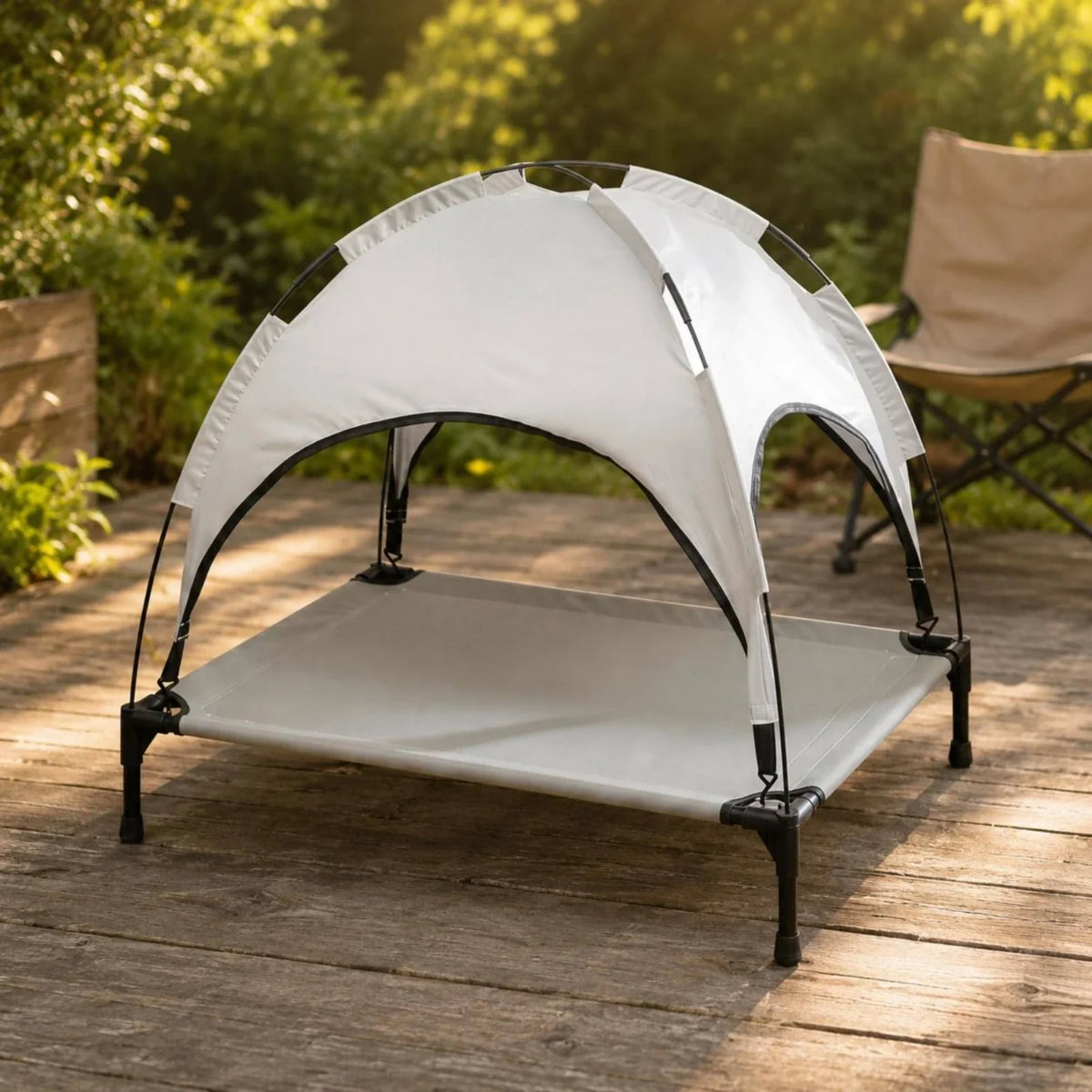Foldable Elevated Dog Cot Bed with Removable - ProPawPet.com
