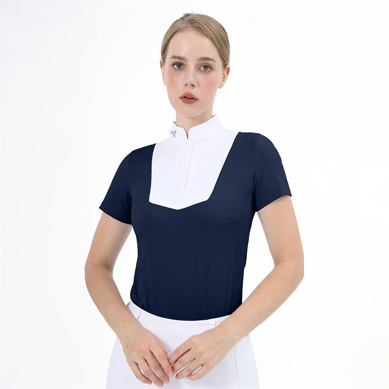 M LOGO Equestrian T-Shirts Short Sleeve Tops - ProPawPet.com