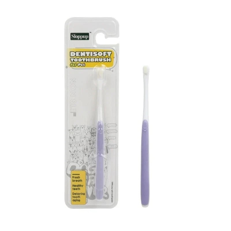 Long Handle Pet Toothbrush Small-head – 3 Colors