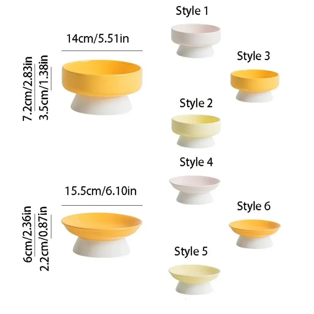Creative Ceramic Cat Bowl Cute Large - ProPawPet.com
