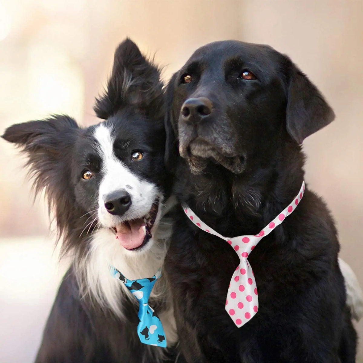 25/50/100pcs Small Dog Ties Solid Adjustable - ProPawPet.com