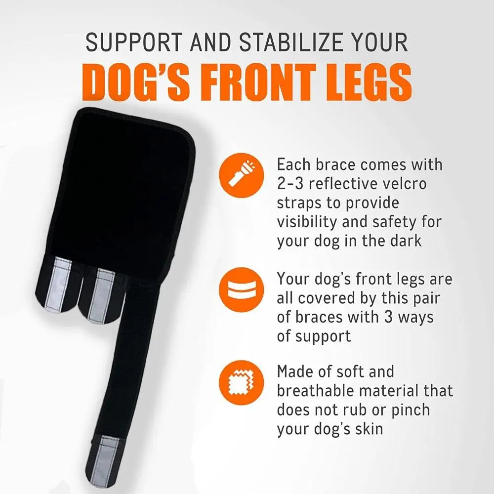 1PC Lightweight PC Strips Dog Front Leg - ProPawPet.com