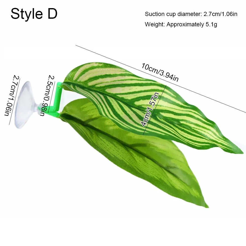 Plastic Betta Fish Rest Leaf Simulated Lotus - ProPawPet.com