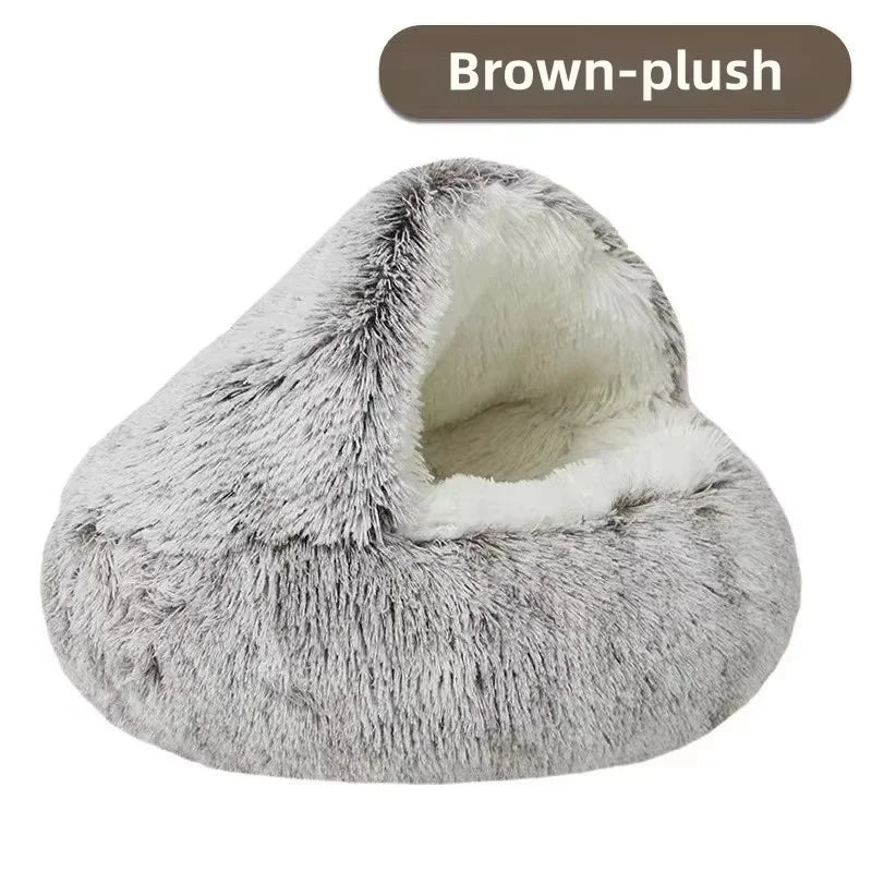 Winter Plush Pet Bed for Cats - Soft - ProPawPet.com