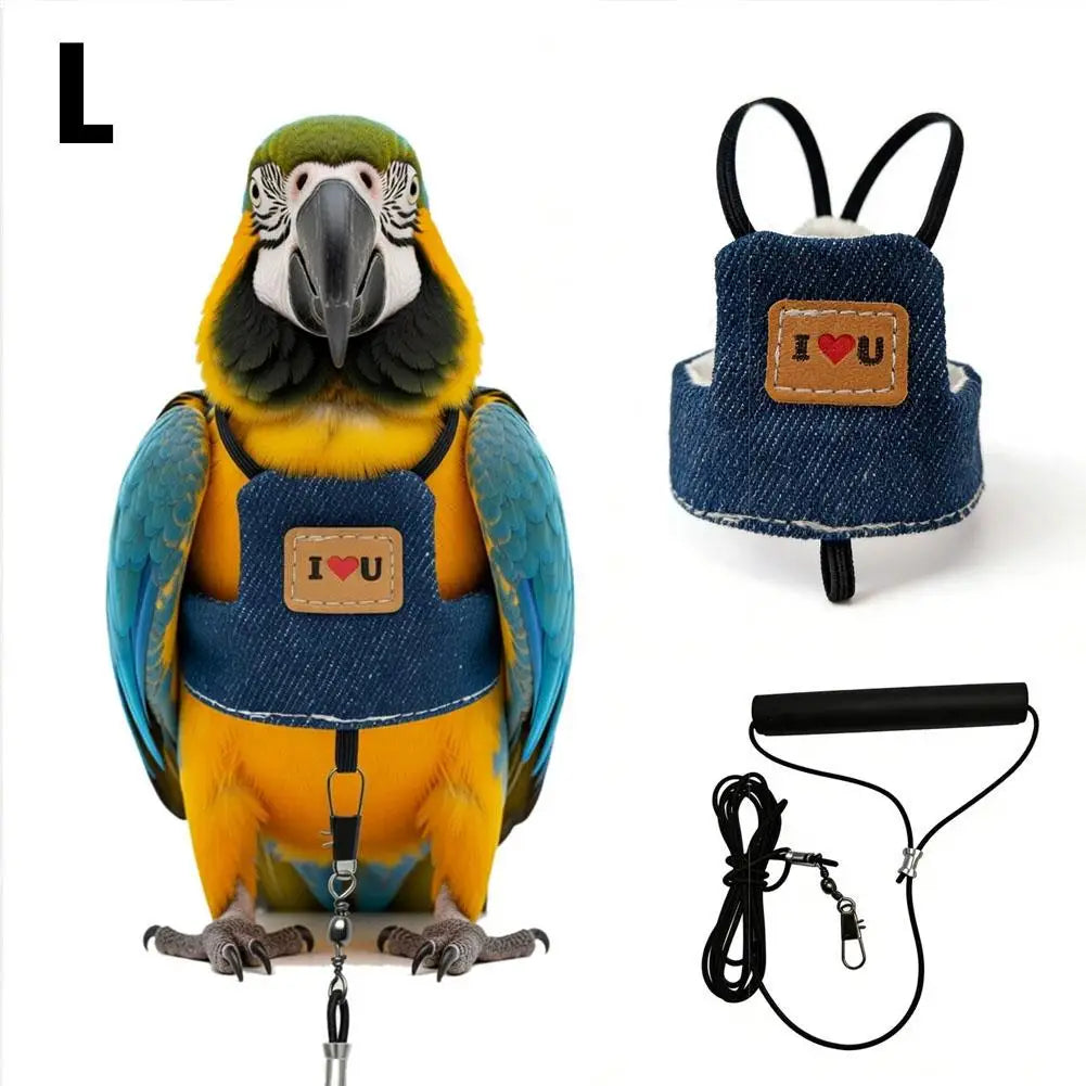 Parrot Flying Harness Vest – Bird Supplies