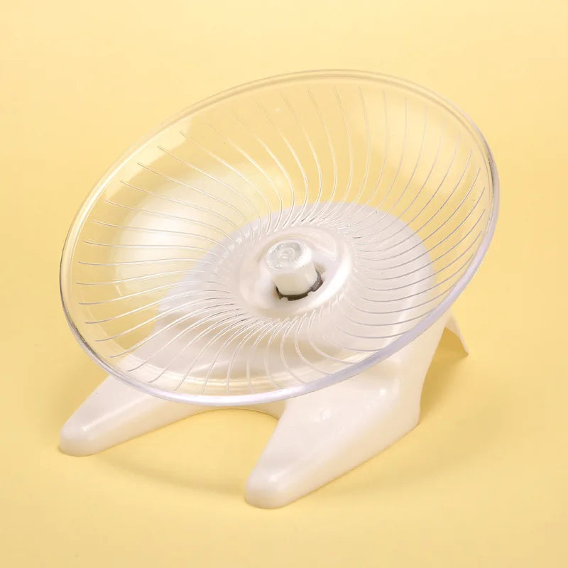 Silent Flying Saucer Pet Exercise Wheel – Small Pet Toys & Play