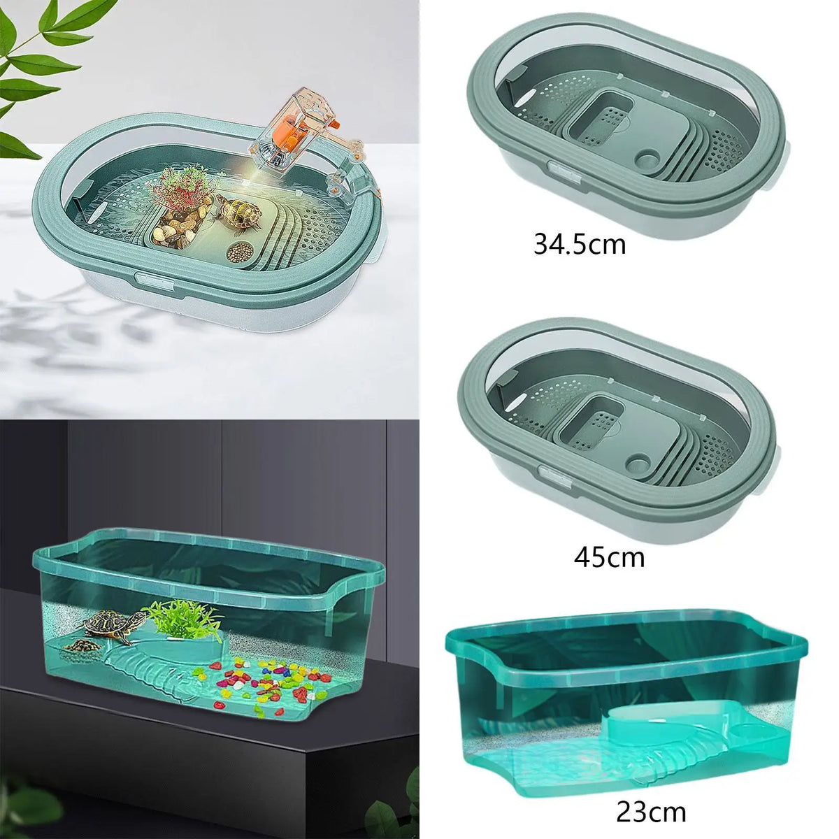 Turtles Tank, Aquarium Turtle Habitat, - ProPawPet.com