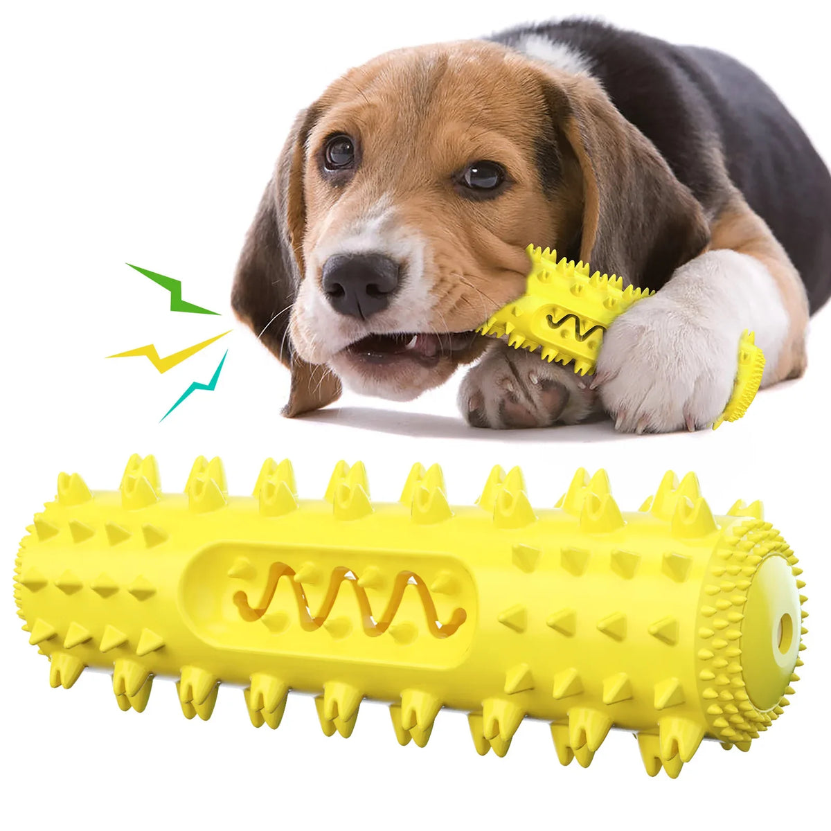 Squeaky Dog Plaything Molar Stick Teeth Cleaning Serrated – Dog Supplies