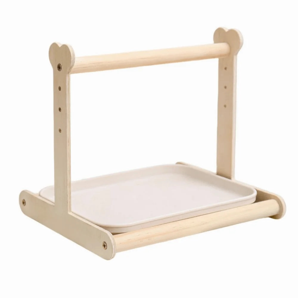 Wood Creative Parrot Potty Training Platform Anti Splash Design Non, Non-Slip – photo 2