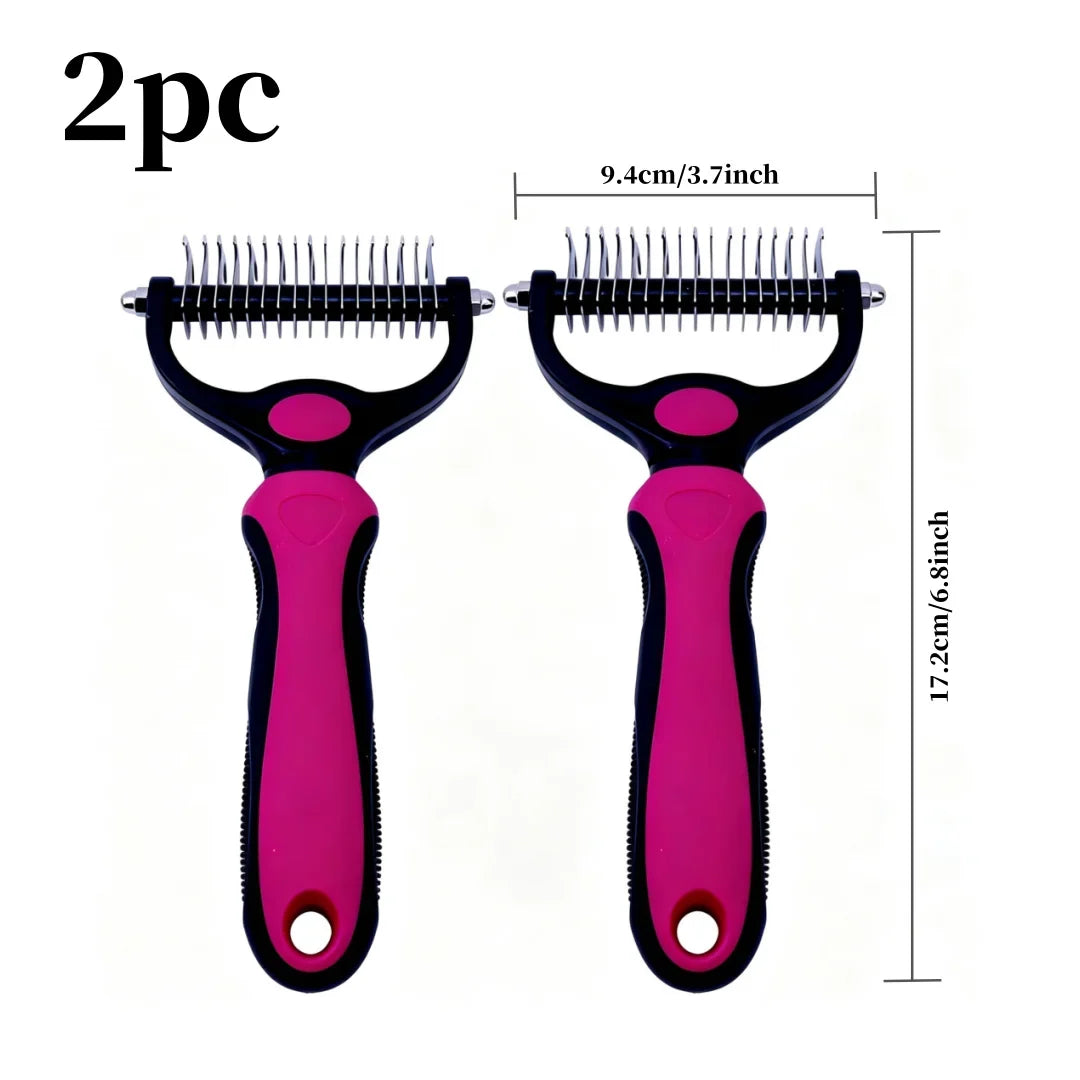 Pet Hair Removal Comb – Dog Grooming Brushes & Combs
