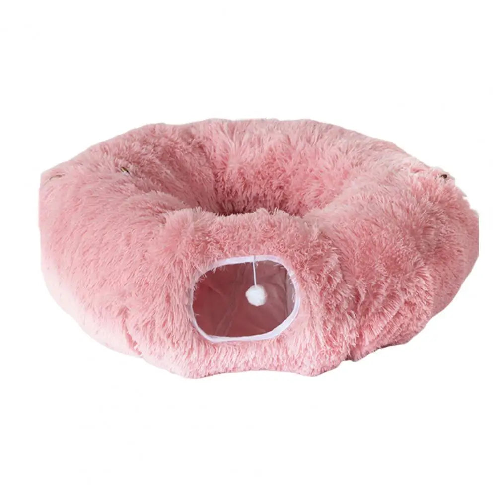 Plush Washable Cat Tunnel – 8 Colors