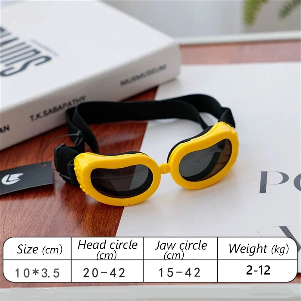 Retro Puppy Dog Pilot Goggles for Small Cycling Pet Glasses – Dog Accessories