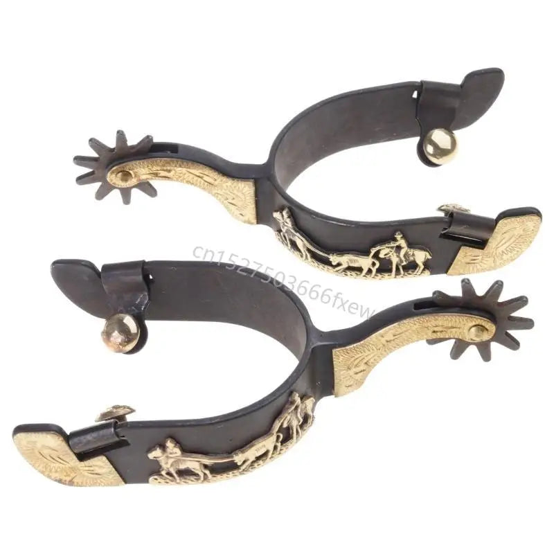Mild Steel Horse Spur Western Cowboy Mens Roping – 2 Colors